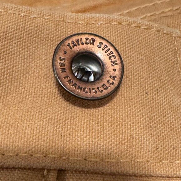 Taylor Stitch - The Wharf Pant in British Khaki Selvage 32 × 34 - Picture 6 of 7